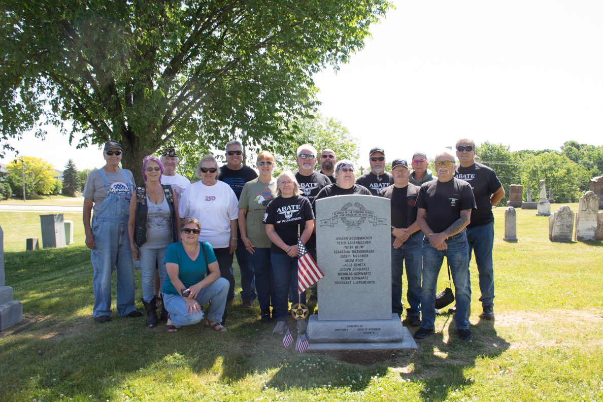 Old St. Kilians Monument Dedication in Hartford WI