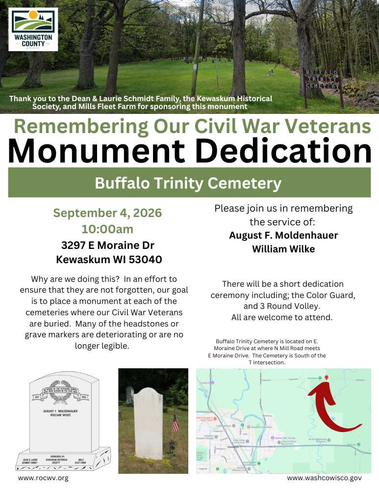 Buffaly Trinity Cemetery Flyer